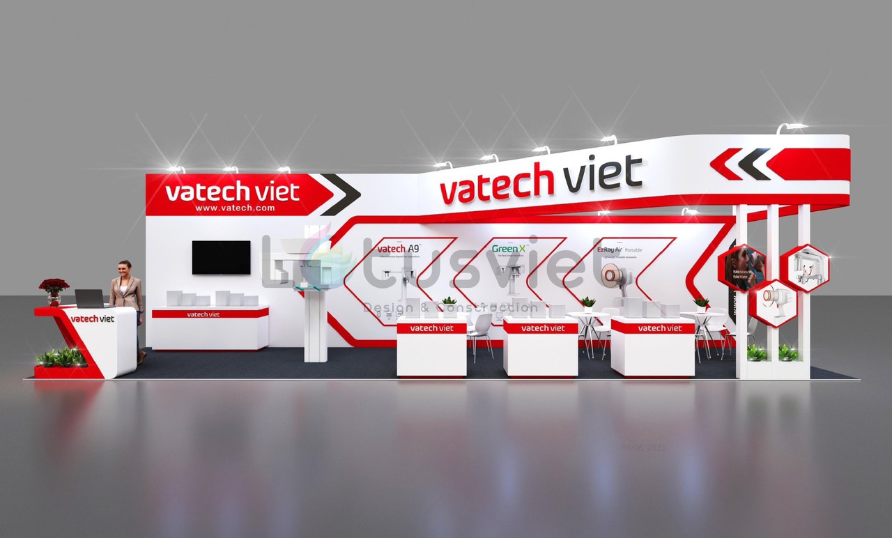 THIẾT KẾ GIAN HÀNG VATECH