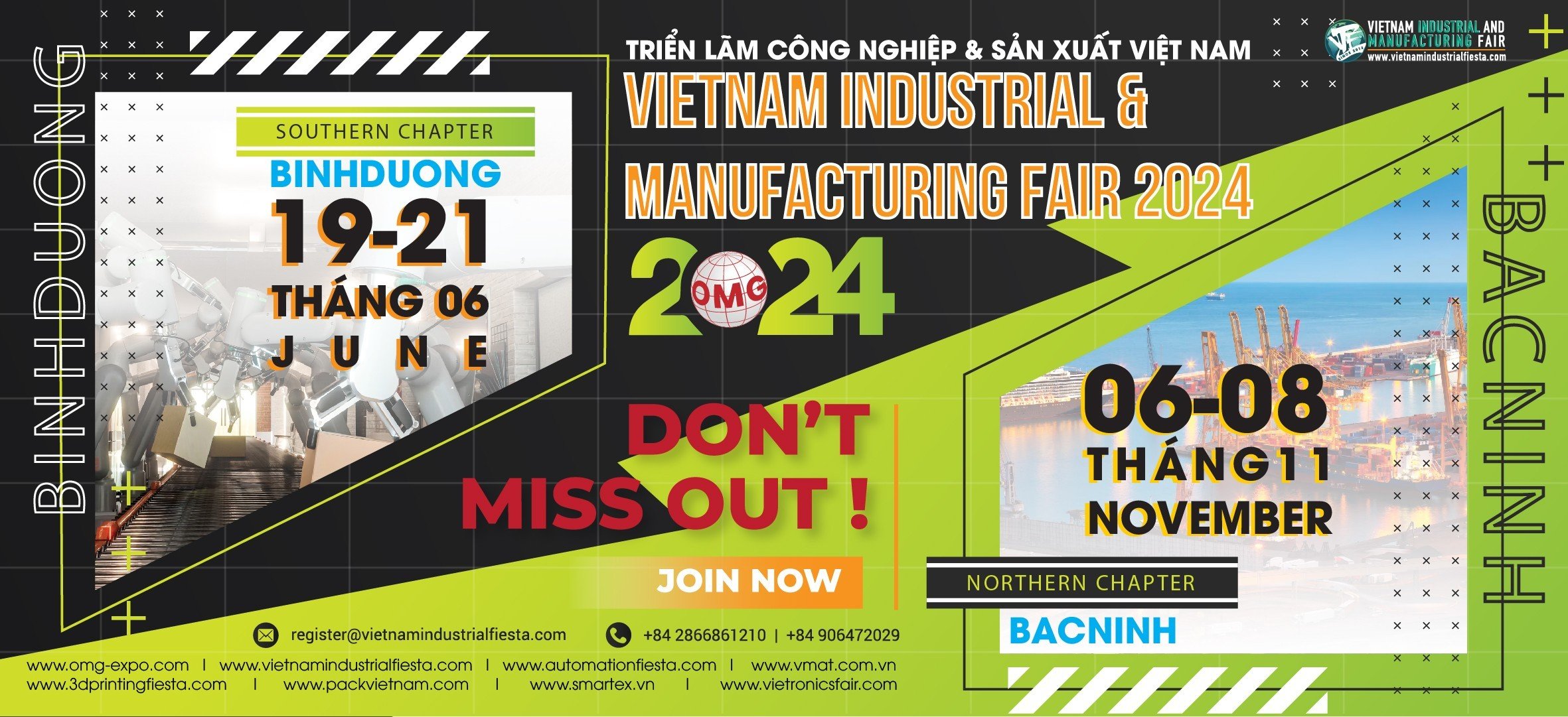VIMF 2024 – TRIỂN LÃM CÔNG NGHIỆP VÀ SẢN XUẤT KHU VỰC MIỀN BẮC