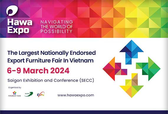 HAWA EXPO 2024 – HỘI CHỢ XUẤT KHẨU ĐỒ GỖ VÀ NỘI THẤT