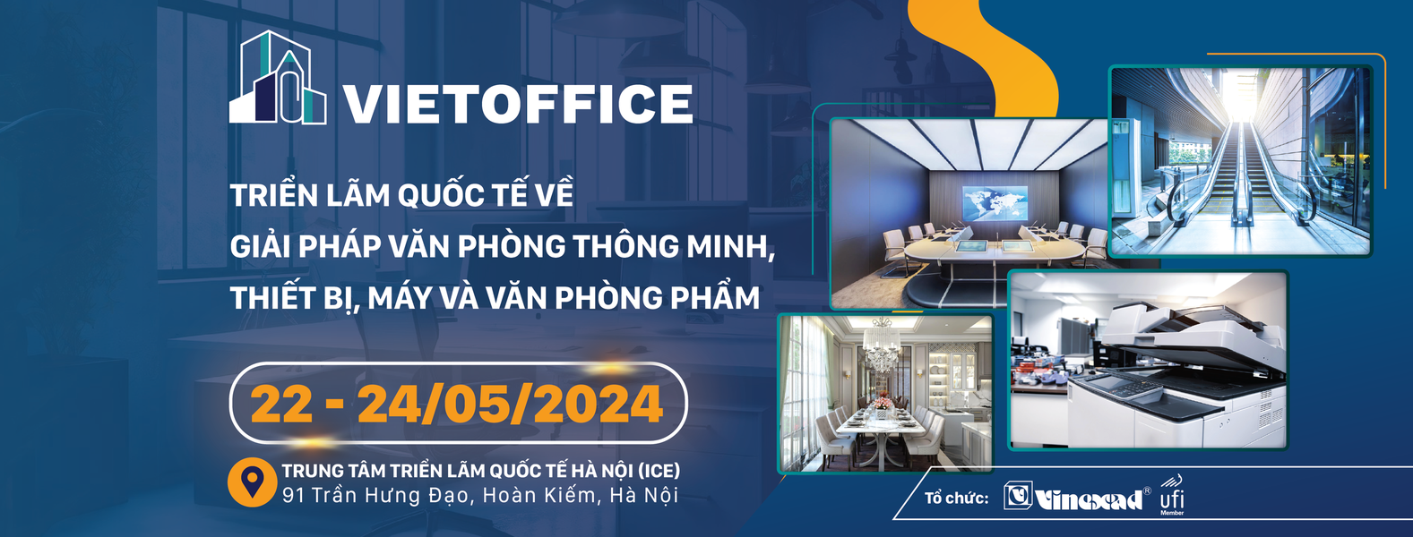 VIETOFFICE 2024 – TRIỂN LÃM QUỐC TẾ CHUYÊN NGÀNH GIẢI PHÁP VĂN PHÒNG THÔNG MINH, THIẾT BỊ, MÁY VÀ VĂN PHÒNG PHẨM ĐẦU TIÊN TẠI VIỆT NAM