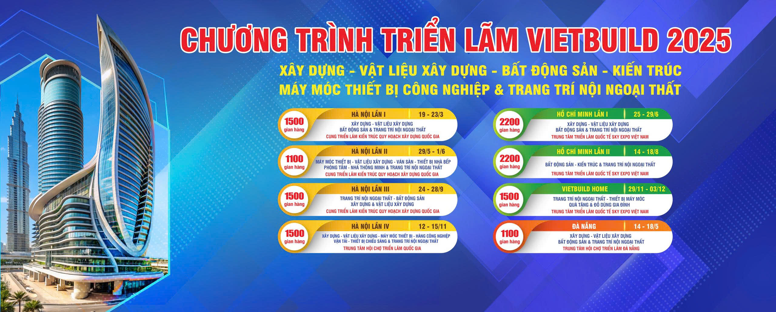 VIETBUILD 2025 – TRIỂN LÃM QUỐC TẾ VIETBUILD LẦN THỨ IV TẠI HÀ NỘI