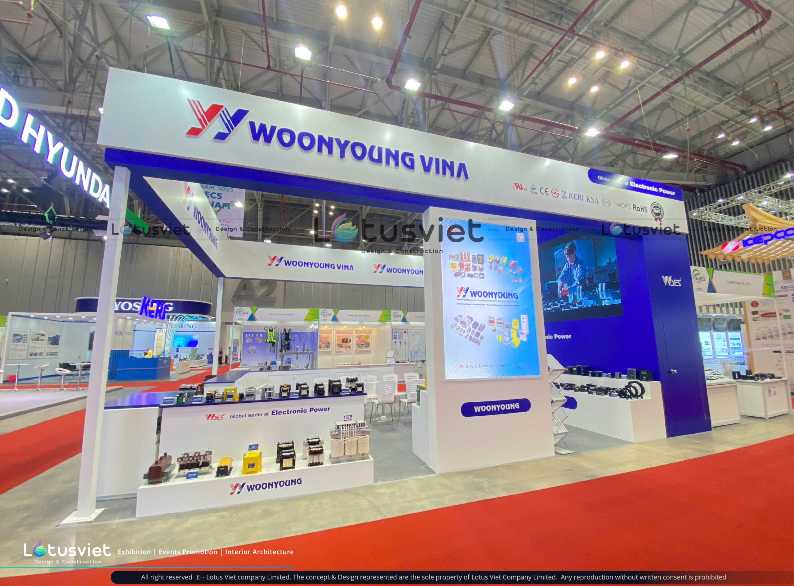 Thi Công, Thiết Kế Gian Hàng Triển Lãm ETE Vietnam 2025