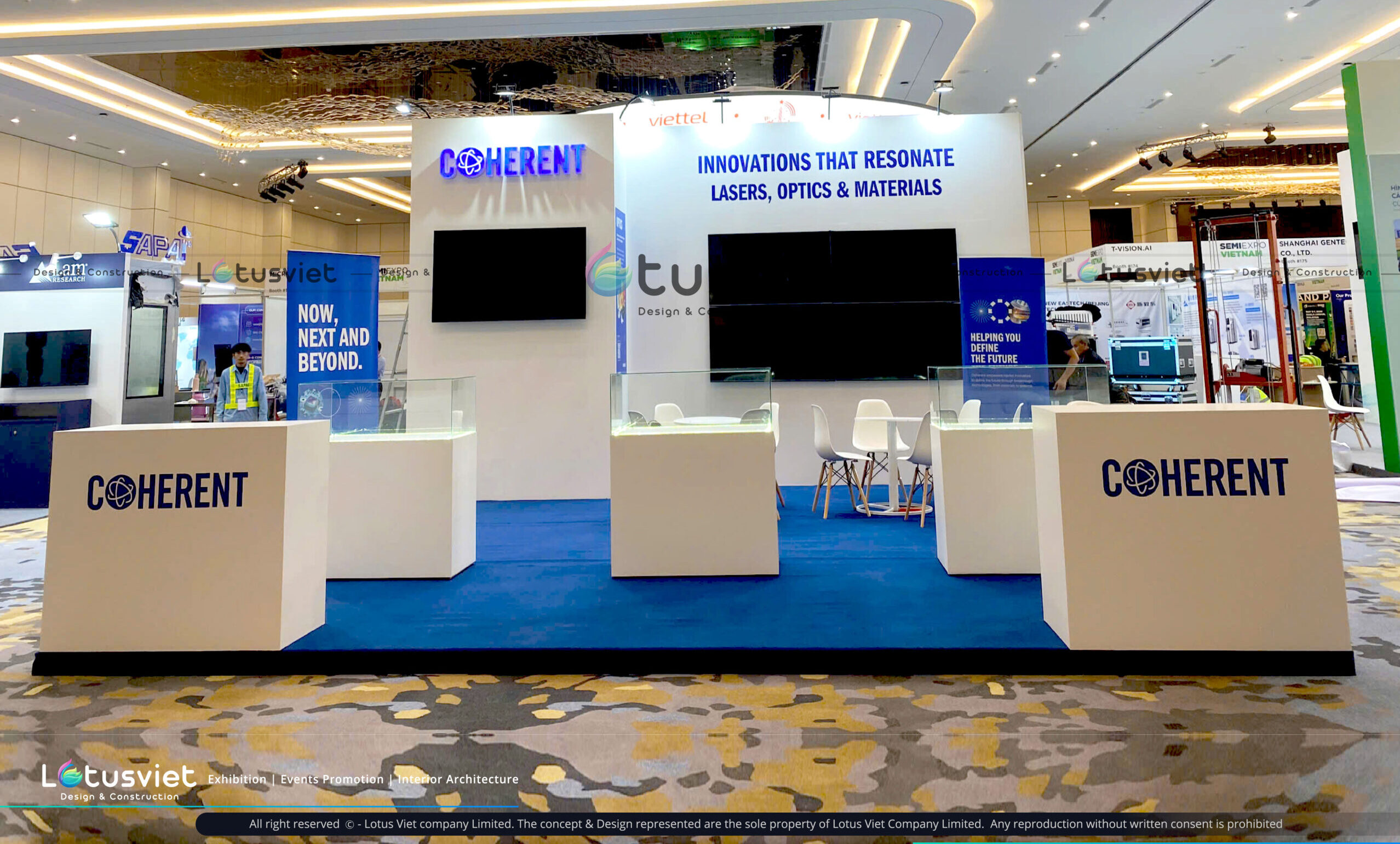 Thiết kế, Thi công Gian hàng tại SemiExpo Vietnam 2025