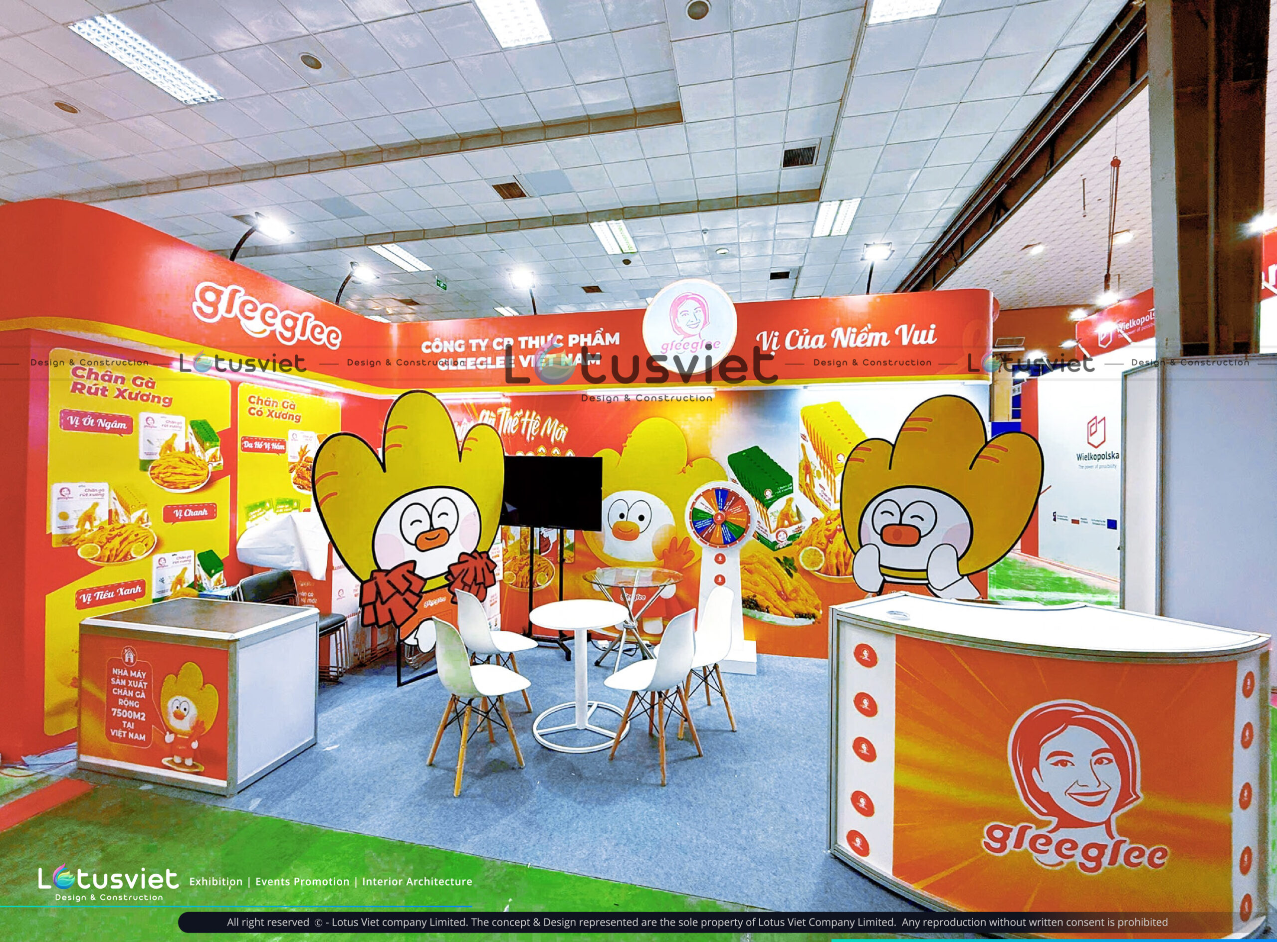 Thiết Kế, Thi Công Gian Hàng Tại Triển Lãm Vietfood & Beverage – Propack 2025