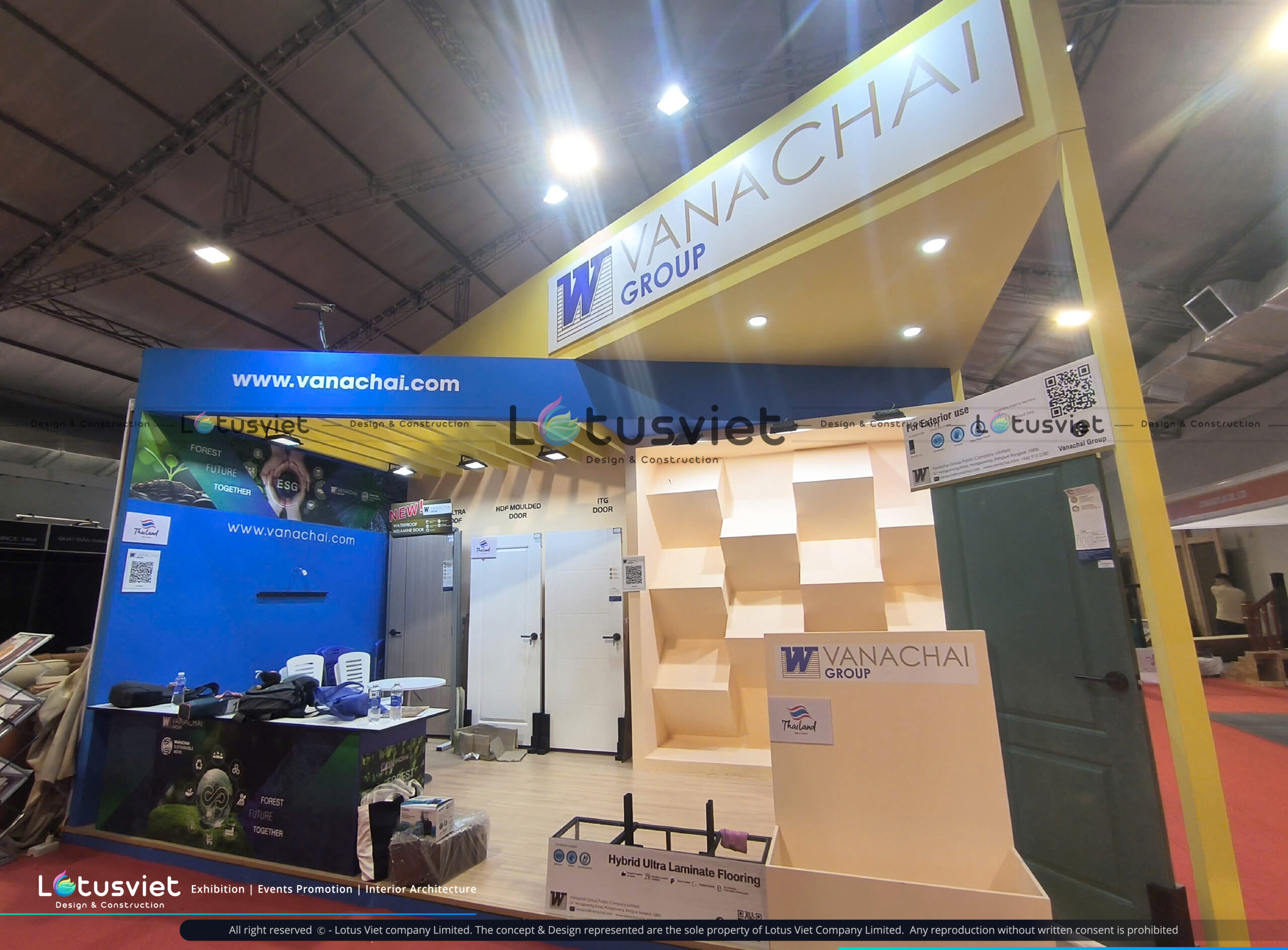 Thi Công Gian Hàng VANACHAI Tại Triển Lãm Vietbuild Home 2025